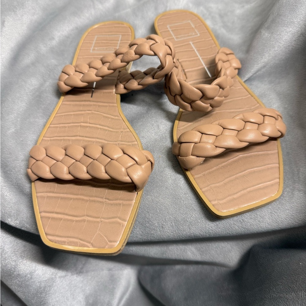 Dolce Vita Braided Tan Sandals